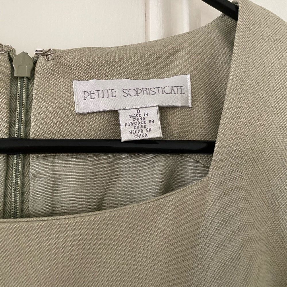 Vintage Sage Green Petite Sophisticate Maxi Dress - Picture 3 of 6